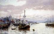 unknow artist Seascape, boats, ships and warships. 17 oil painting reproduction